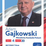 ADAM GAJKOWSKI KANDYDATEM POLONII