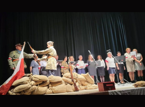 Scenes from the Warsaw Uprising in Spain